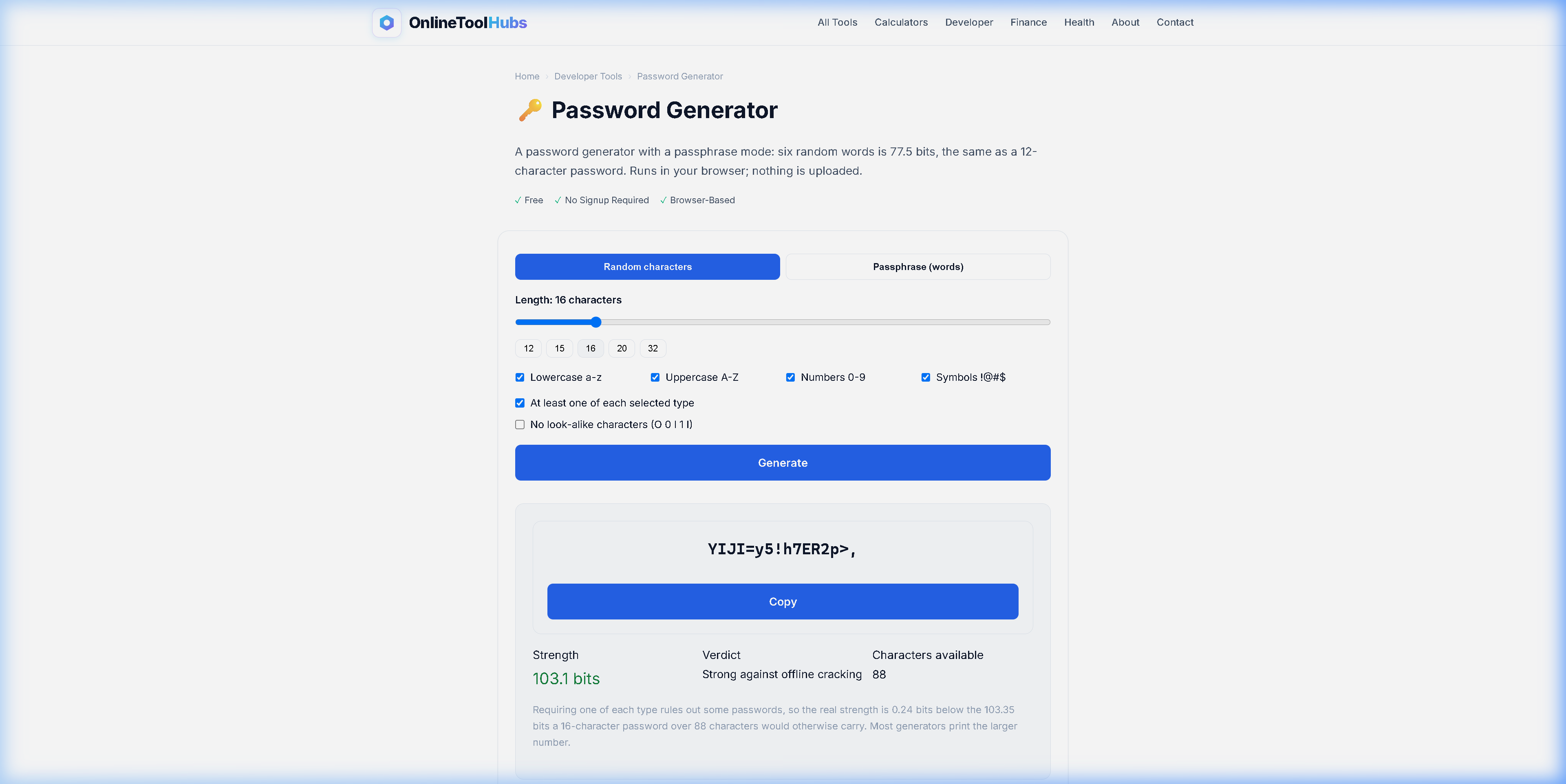Free Password Generator Online — Create Secure Random Passwords Instantly