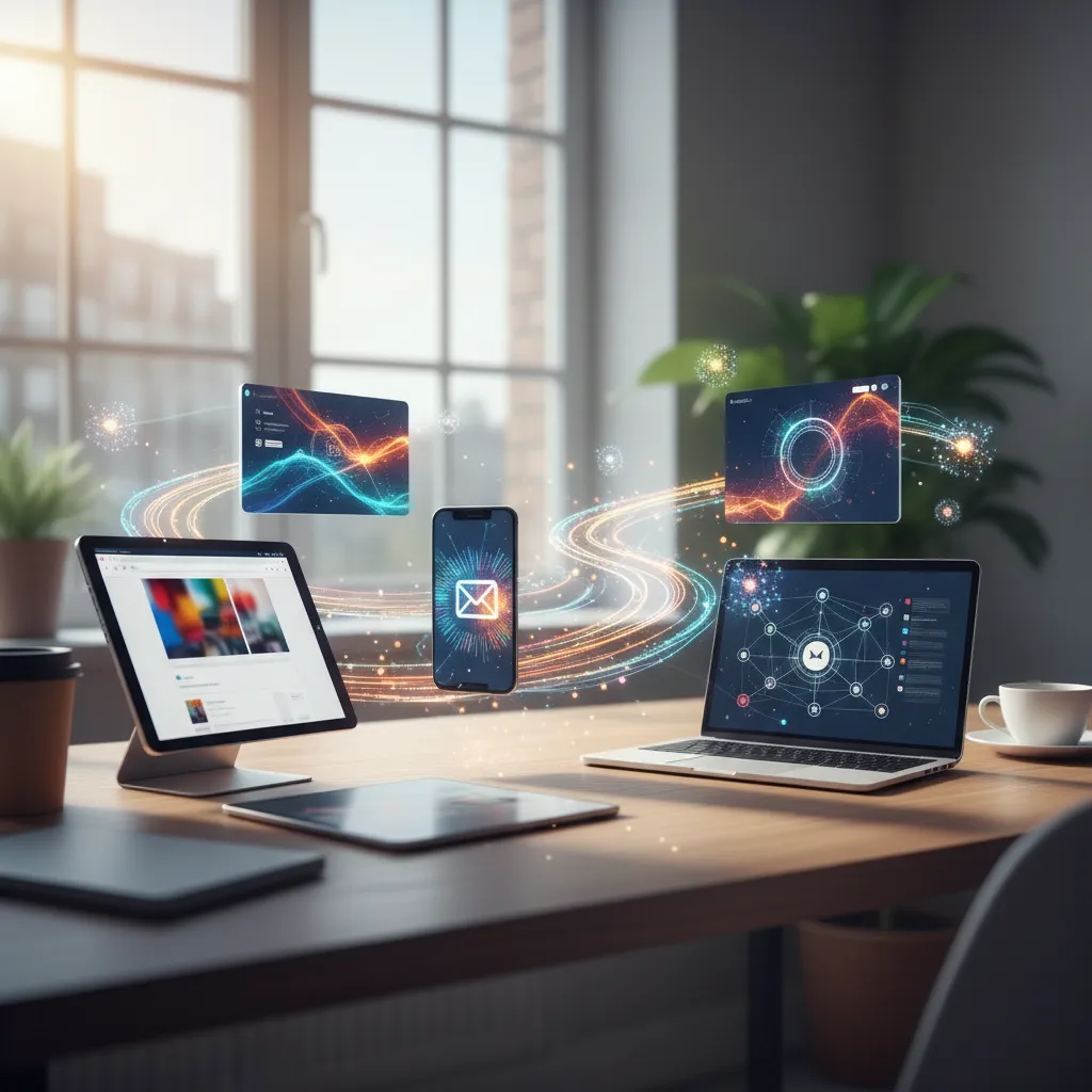 AI-driven personalized customer journey map showing optimized touchpoints.