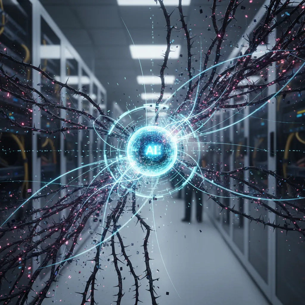 AI system neutralizing complex cyber threats