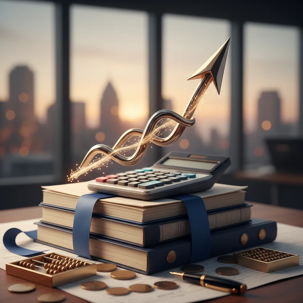 Graph showing business growth and value increase from effective capital allocation