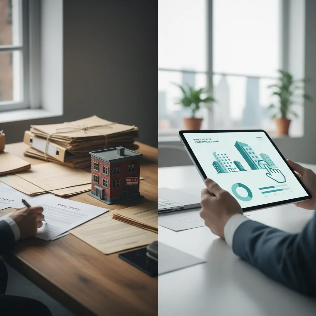 Comparing traditional real estate investment processes with accessible real estate crowdfunding platforms