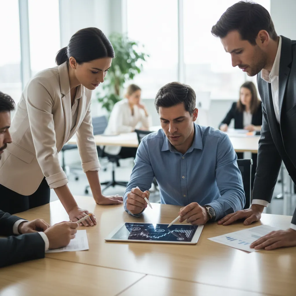 Team collaborating on FinOps strategies to reduce cloud spend