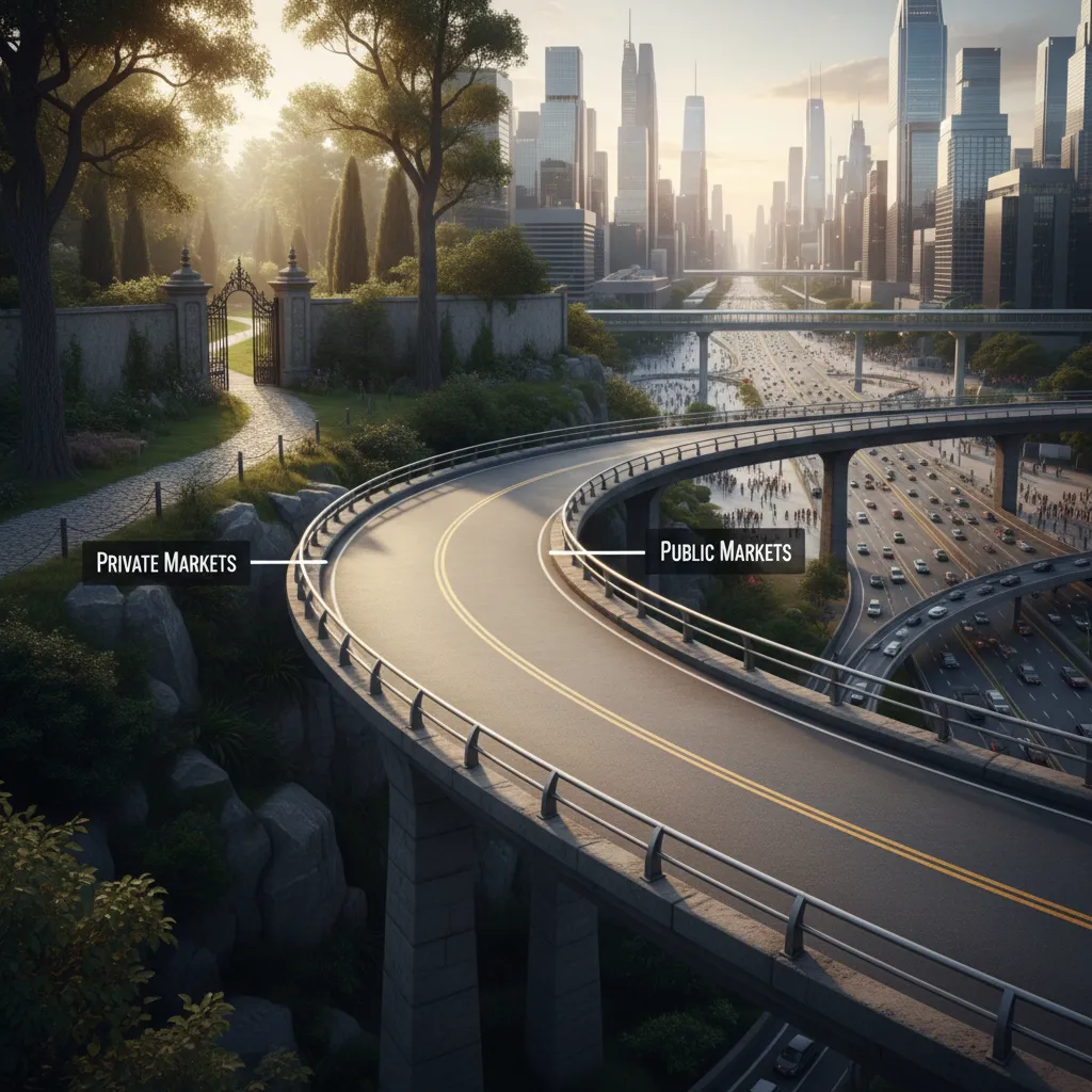 Path from private to public investment markets