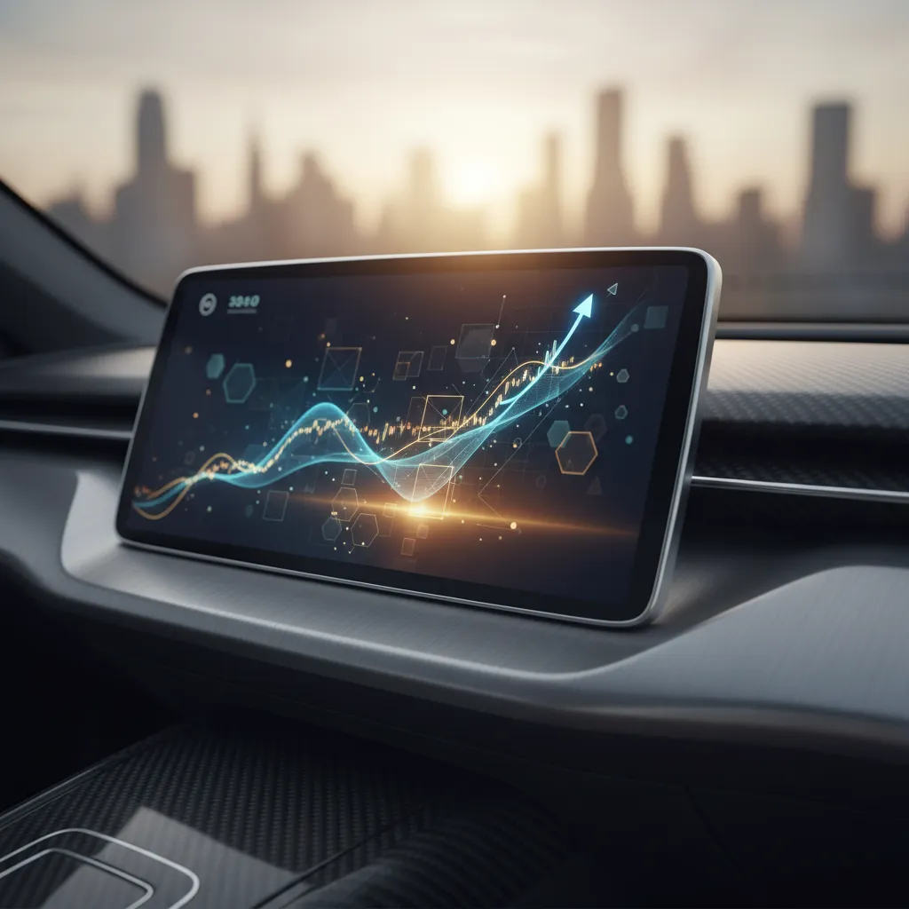 A digital dashboard showing financial analytics and growth charts, symbolizing effective SaaS pricing strategies.